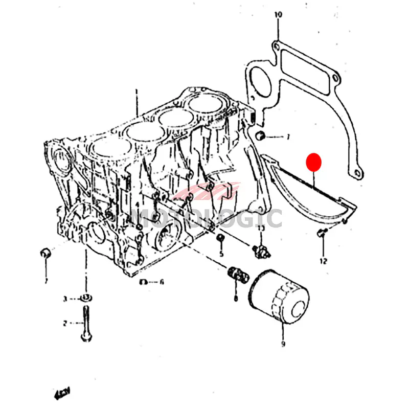 CLUTCH HOUSING LOWER PLATE SUZUKI SAMURAI SERIES - Master