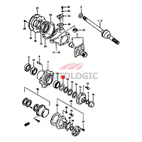 FRONT WHEEL BEARING WASHER SUZUKI SAMURAI SERIES - Master