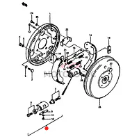 BRAKE SHOE ANCHOR SUZUKI SAMURAI SERIES - Master