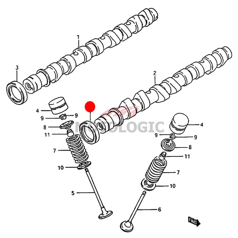 CRANKSHAFT OIL SEAL SUZUKI SAMURAI SERIES - Master