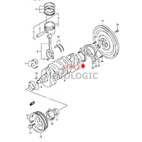 CRANKSHAFT REAR OIL SEAL SUZUKI VITARA SERIES - Master