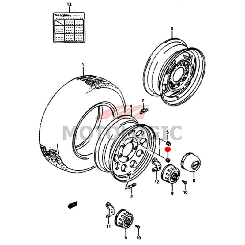 WHEEL NUT SUZUKI JIMNY SERIES - Master