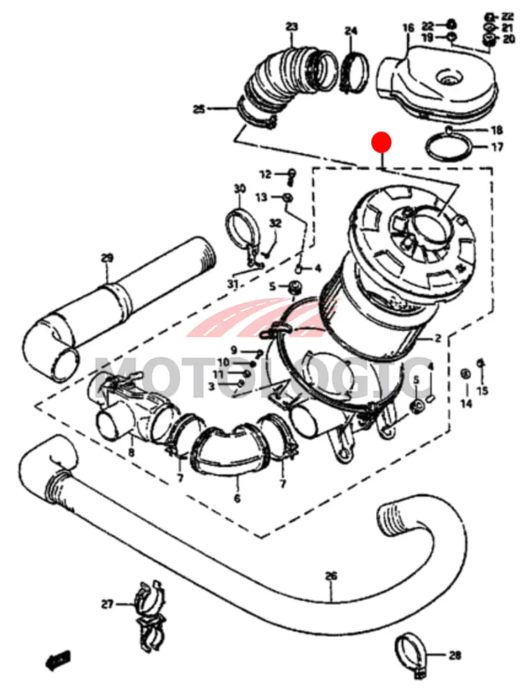 AIR CLEANER ELEMENT SUZUKI SAMURAI SERIES - Master