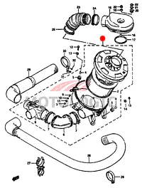 AIR CLEANER ELEMENT SUZUKI SAMURAI SERIES - Master