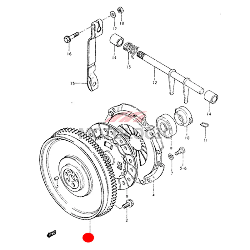FLYWHEEL SUZUKI CARRY SERIES - Master