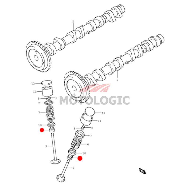 VALVE STEM SEAL SUZUKI ALTO SERIES - Master