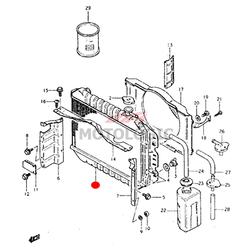 RADIATOR ASSY SUZUKI CARRY SERIES - Master