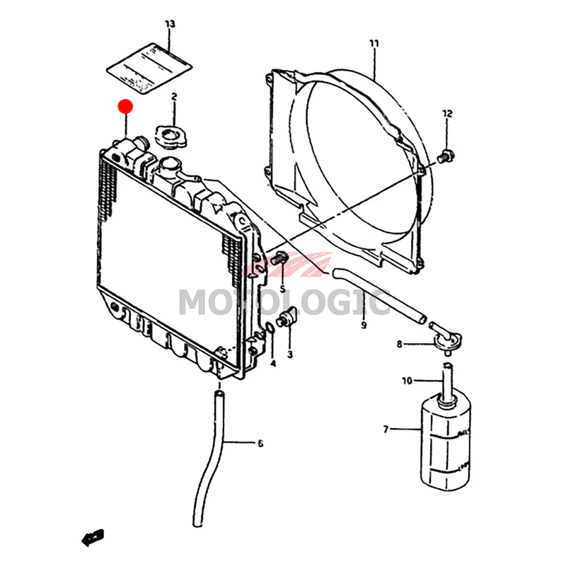RADIATOR ASSY SUZUKI SAMURAI SERIES - Master