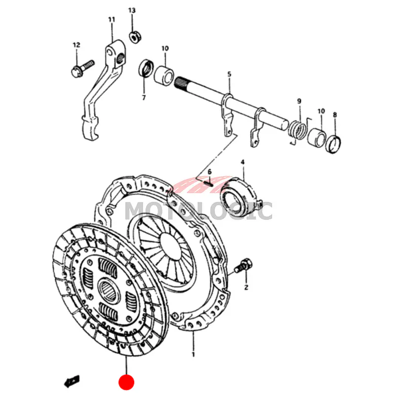 CLUTCH DISC SUZUKI SAMURAI SERIES - Master