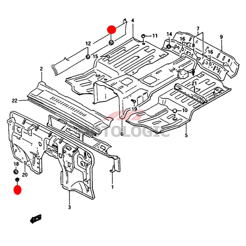 AIR CON GROMMET SUZUKI SWIFT SERIES - Master