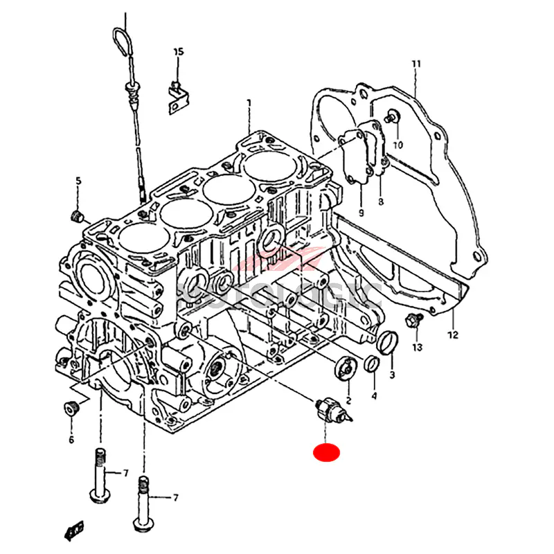 OIL PRESSURE SWITCH SUZUKI ALTO SERIES - Master