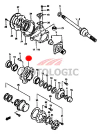 FRONT WHEEL HUB SUZUKI VITARA SERIES - Master