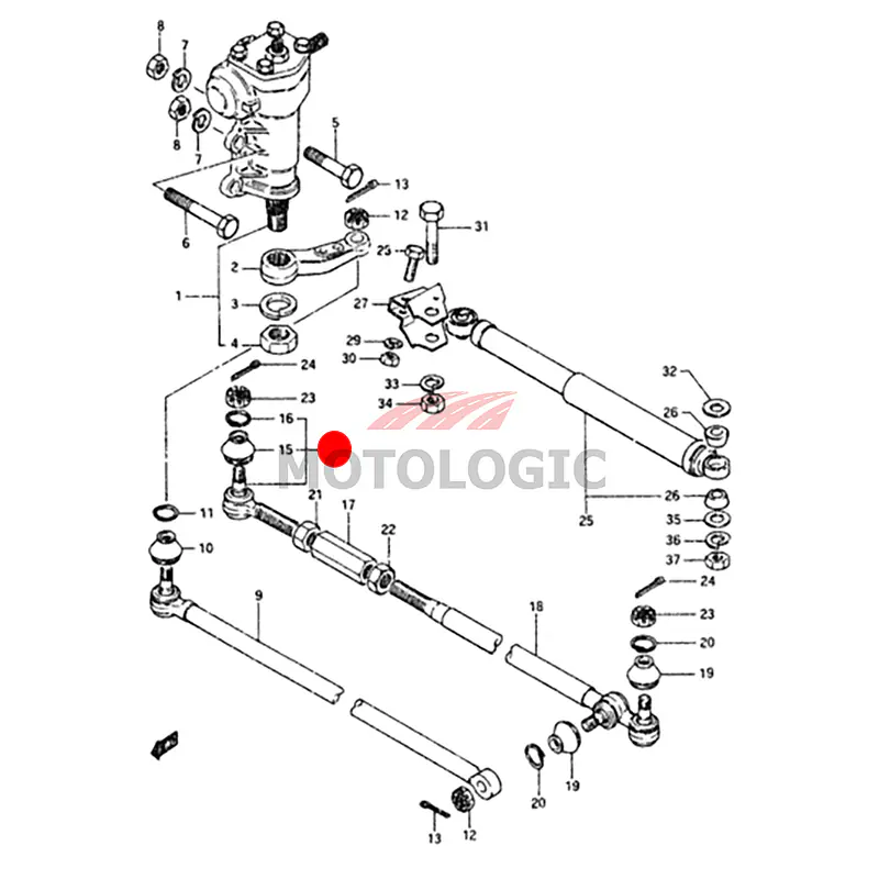 STEERING TIE ROD END SUZUKI SERIES - Master