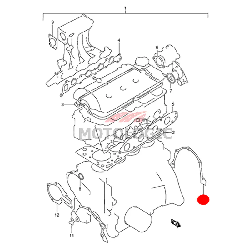 OIL SEAL HOUSING GASKET SUZUKI SWIFT SERIES - Master