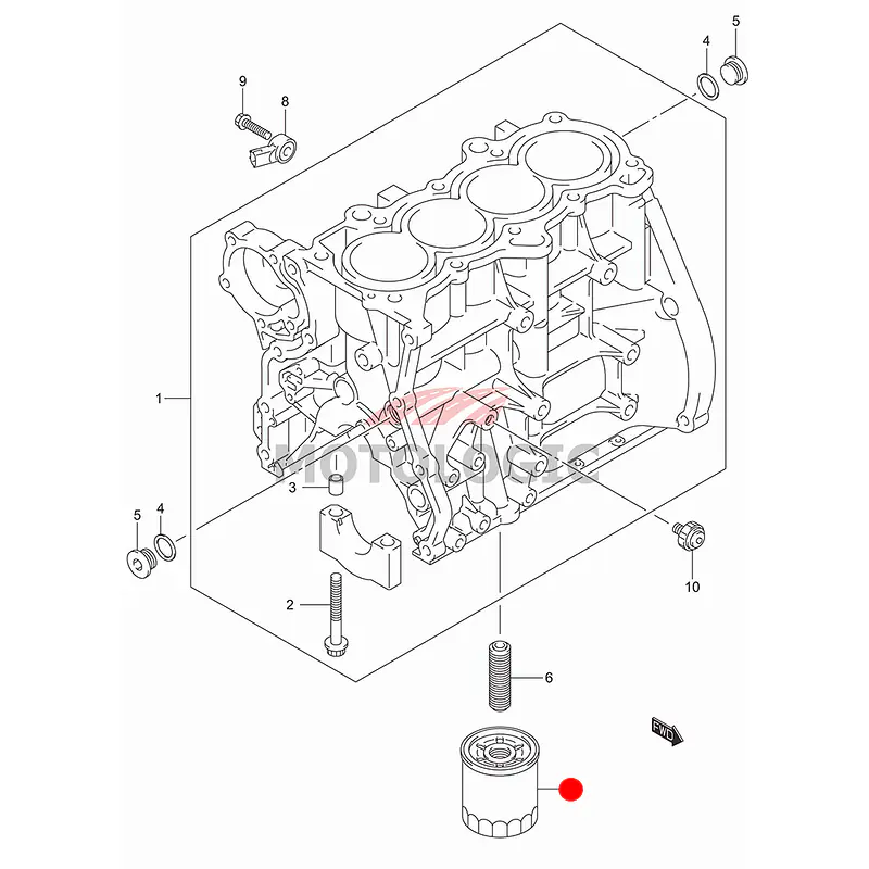ENGINE OIL FILTER SUZUKI SWIFT SERIES - Master