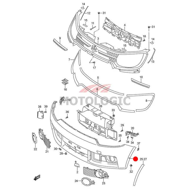 FRONT BUMPER SUZUKI SERIES - Master