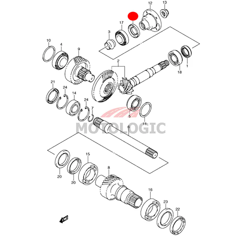 OIL SEAL TRANSFER GEAR SUZUKI SX4 SERIES - Master