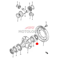 OIL SEAL FRONT DIFFERENTIAL LH SUZUKI ALTO SERIES - Master