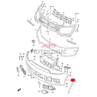 FRONT BUMPER SIDE EXTENSION RIGHT SUZUKI SERIES - Master
