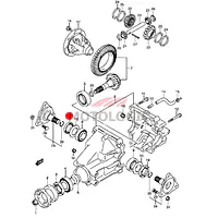 OIL SEAL DIFFERENTIAL SIDE SUZUKI SWIFT SERIES - Master