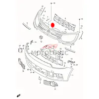 RADIATOR GRILLE UPPER SUZUKI SERIES - Master