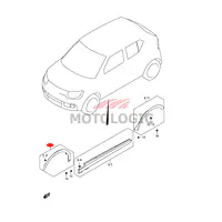 FRONT FENDER SPLASH GUARD LH SUZUKI SERIES - Master