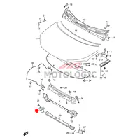 FRONT BUMPER LOWER ABSORBER RH SUZUKI SERIES - Master