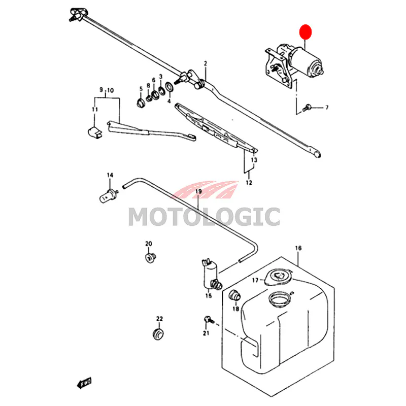 WIPER MOTOR SUZUKI SAMURAI SERIES - Master