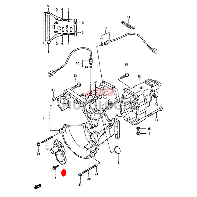 INPUT SHAFT BEARING RETAINER SUZUKI CARRY SERIES - Master