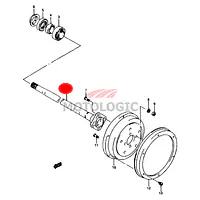 REAR AXLE SHAFT RIGHT SUZUKI SAMURAI SERIES - Master