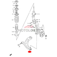 FRONT SUSPENSION ARM LH SUZUKI IGNIS SERIES - Master