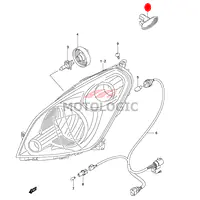 SIDE TURN SIGNAL LAMP SUZUKI SPLASH SERIES - Master