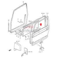 FRONT DOOR TRIM LEFT SUZUKI SAMURAI SERIES - Master