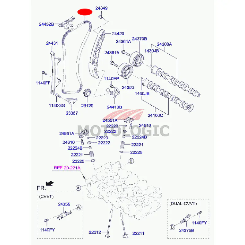 TIMING CHAIN HYUNDAI i20 SERIES - Master