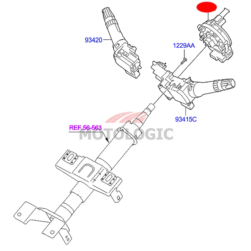 CONTACT ASSY CLOCK SPRING HYUNDAI i20 SERIES - Master
