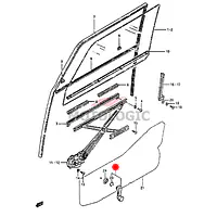 REGULATOR HANDLE SUZUKI ALTO SERIES - Master