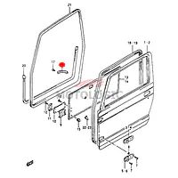 INSIDE DOOR PULL HANDLE SUZUKI SAMURAI SERIES - Master