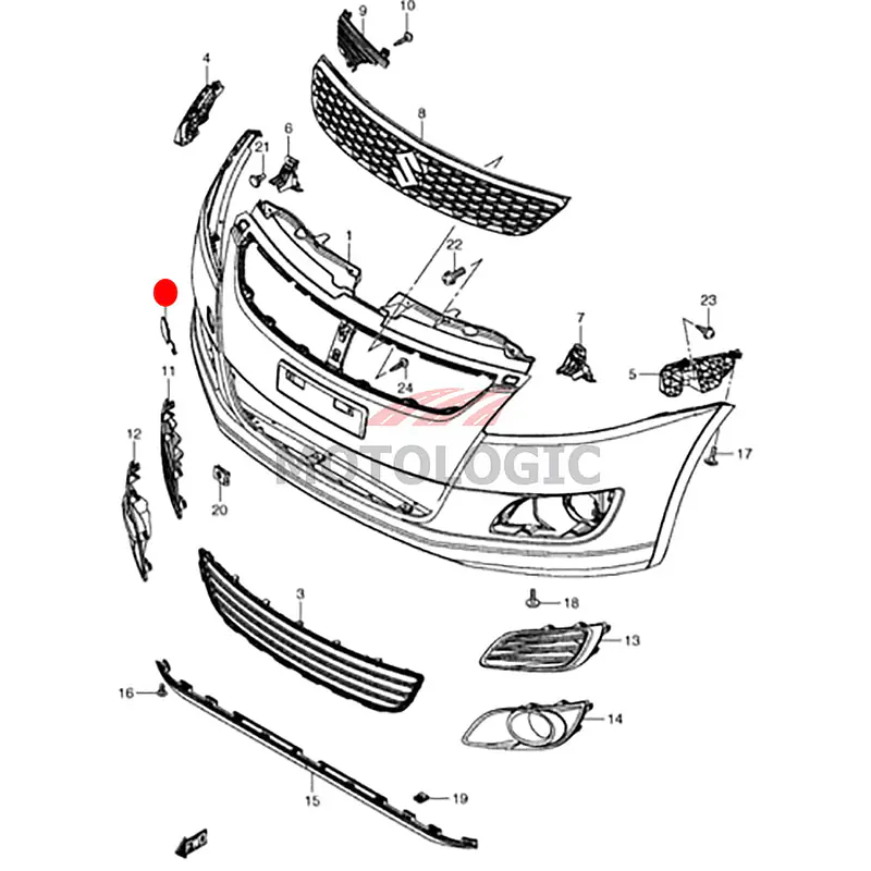TOWING HOOK CAP SUZUKI SWIFT SERIES - Master