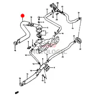 RADIATOR INLET HOSE SUZUKI SAMURAI SERIES - Master