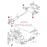 MUFFLER MOUNTING SUZUKI BALENO SERIES - Master