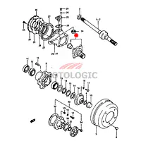 FRONT WHEEL SPINDLE SUZUKI SAMURAI SERIES - Master