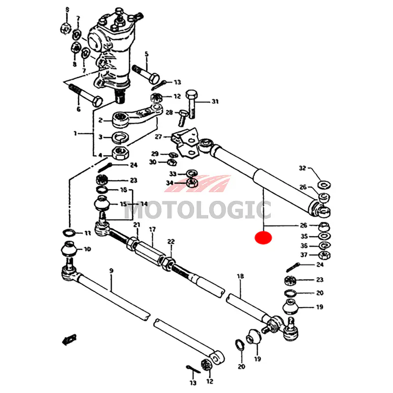 STEERING DAMPER SUZUKI SAMURAI SERIES - Master