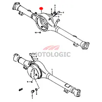 REAR AXLE HOUSING SET SUZUKI SAMURAI SERIES - Master