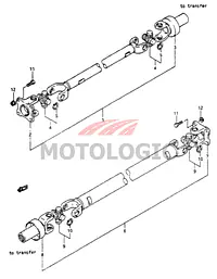 JOINT FLANGE YOKE SUZUKI VITARA SERIES - Master