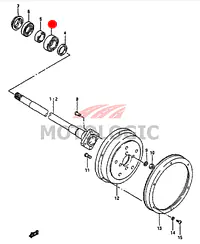 REAR AXLE BEARING SUZUKI SAMURAI SERIES - Master