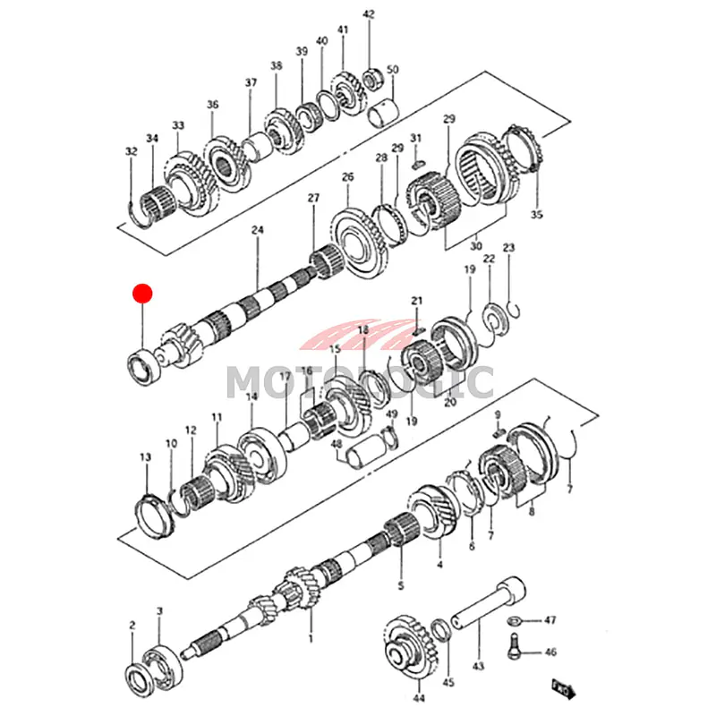 COUNTERSHAFT BEARING SUZUKI SWIFT SERIES - Master