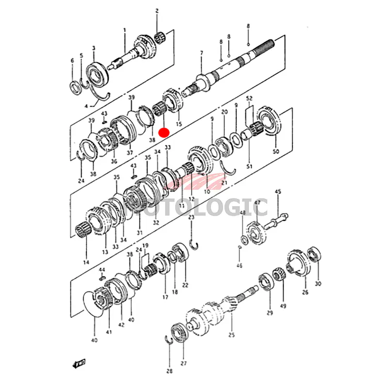 NEEDLE BEARING SUZUKI SAMURAI SERIES - Master