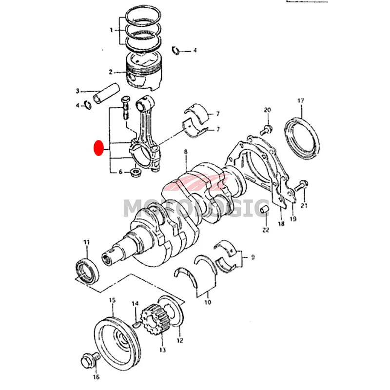 CONNECTING ROD SUZUKI SERIES - Master