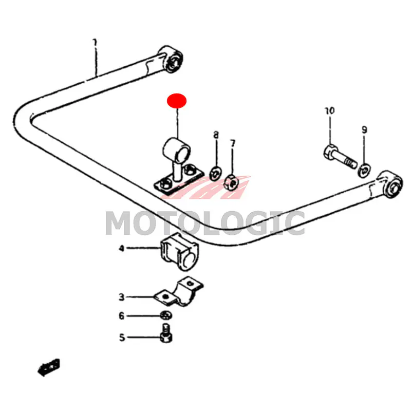 FRONT STABILIZER BAR SUZUKI SAMURAI SERIES - Master