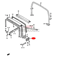 EXTENSION GARNISH LEFT SUZUKI SAMURAI SERIES - Master